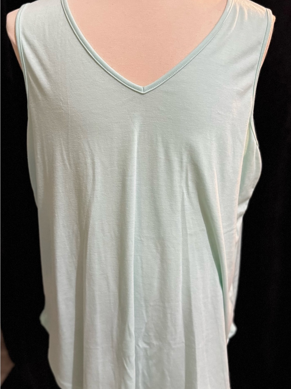 Alala Light Mint V-Neck Sleeveless Tank Top